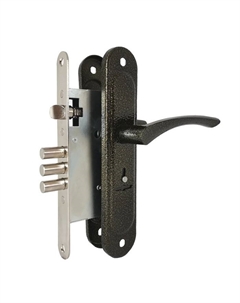 Замок врезной Д-град ЗВ9.009/17, с ручками, 4 ключа, цвет медь Zenit