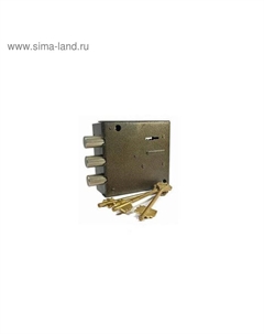 Замок накладной «» БИФ-0030×3, 100×105×18 мм, 3 ключа Симеко