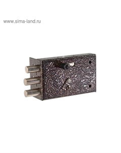 Замок накладной «» ЗНС3-5 М Соболь 128, 130×80×24 мм, б/о, 3 ключа Senat