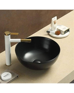 Раковина Comforty 107 MB, накладная, цвет чёрный матовый