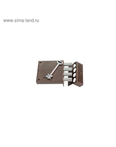 Замок накладной «» ЗН 4-1, левый Элтех