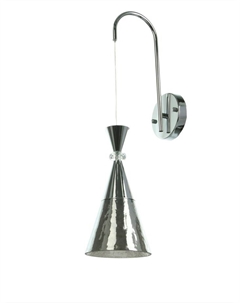 Бра «Рианна» 1×40 Вт Е27 серебро 23×15×49+80 см Bayerlux