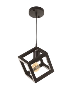 Светильник ЭКО «Куб» 1×40 Вт Е27 черный 27×27×100 см Bayerlux