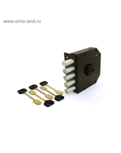 Замок накладной «» ReX, 3.12, без ответной планки, (1.06.51), 5 ключей Эльбор