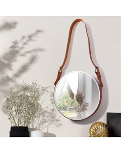 Зеркало настенное «Антураж», d зеркальной поверхности 28.5 см, цвет золотистый, чёрный Qf