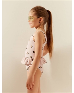 Купальник слитный детский с рюшами, рост 122-128 см Minaku