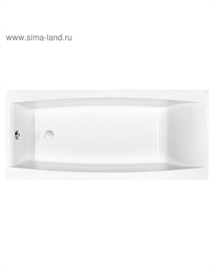 Ванна Cersanit Virgo, 170×75, без ножек, цвет белый