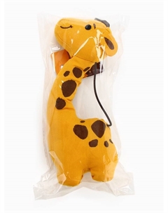 Игрушка для собак с пищалкой «Жирафик», 12×25 см, жёлтый Пушистое счастье