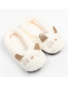 Носки-тапочки женские «Зайка», цвет белый, размер 36-37 (23 см) Minaku