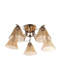 Люстра «Кольцо» 5×40 Вт Е27 золото 58×58×24 см Bayerlux