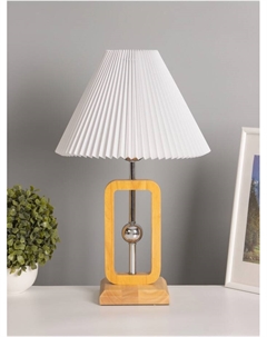 Лампа настольная ЭКО «Диана» 1×40 Вт Е27 коричневый 30×30×46 см Risalux