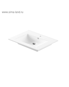 Раковина SANITA LUXE Quadro 90 мебельный, белый Sanita luxe