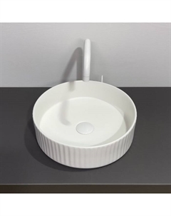 Раковина накладная Comforty 78728MW, круглая, цвет белый, матовый