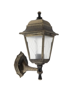 Уличный архитектурный накладной светильник UUL-A01S, 60 Вт, E27, IP44, бронза Uniel