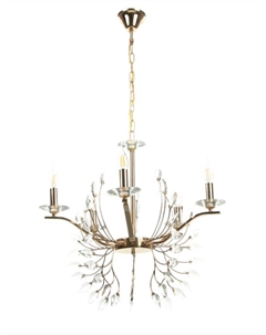 Люстра «Валенсия» 5хЕ14 40 Вт золото 60×60×100 см Bayerlux