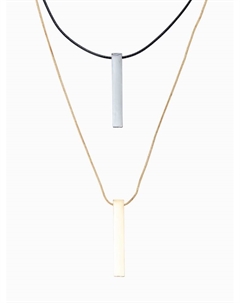 Кулон на цепочке «Цепь», тотем, грани, цвет чёрно-золотой, 70 см Qf