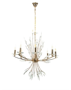 Люстра «Барселона» 8хЕ14 40 Вт золото 78×78×100 см Bayerlux