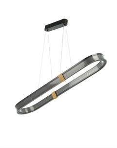 Люстра Emma 126 Вт LED 3000-6000К черный/кофе/золото 100×28×6.5 см Bayerlux