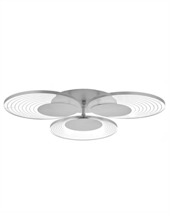 Люстра с ПДУ 1139/3 LED 36Вт 3000К-6000К диммер белый 49х49х8 см Bayerlux