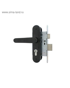 Замок врезной Димитровград «Зенит» ЗВ4-3.03, м/о 55 мм, с/руч, черный Зенит химмаш