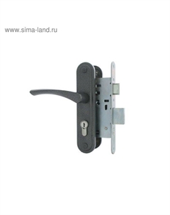 Замок врезной Димитровград «Зенит» ЗВ4-3.07, м/о 55 мм, с/руч, цвет серебро Зенит химмаш