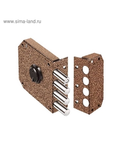 Замок накладной «» Базальт 1.05.51.5.5К (072Н), 5 ключей Эльбор