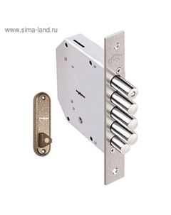 Замок врезной «» Гранит 1.06.21.5.5К (542 ВЗ), с задвижкой, б/о, 5 ключей Эльбор