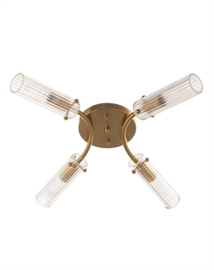 Люстра «Рико» 4×40 Вт Е27 бронза 46×40×18 см Bayerlux