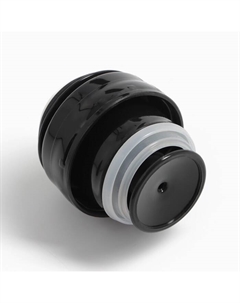 Термос гильза, 500 мл, 24×7 см, с кружкой, с помпой, сохраняет тепло 10 ч, нержавеющая сталь, чёрный Мастер к