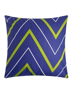 Наволочка «Зелёно-синие зигзаги» 70х70, поплин, 125 г/м2 Этель