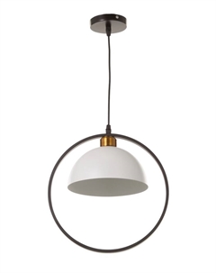 Светильник «Лили» 1×40 Вт Е27 белый/черный 30×18×30(+100)см Bayerlux