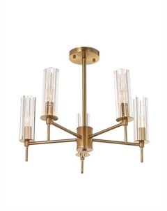 Люстра «Лондон» 5×40 Вт Е27 бронза 51×51×41 см Bayerlux