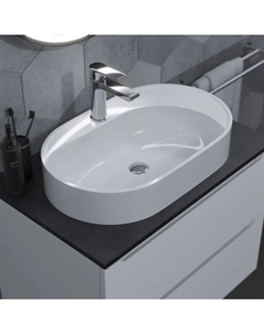 Раковина накладная Uperwood Luna 60 см, овальная