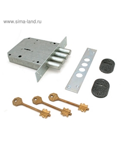 Замок врезной «» ЗВ1×3, 4 ригеля, 3 ключа Симеко