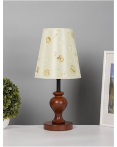 Лампа настольная ЭКО «Сол» 1×40 Вт Е27 коричневый 20×20×45 см Risalux