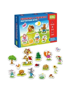 Магнитная игра «Теремок и Колобок» El bascokids