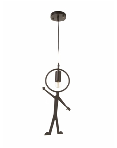 Светильник Posatore 1×40 Вт Е27 черный 38×19×8 см Bayerlux