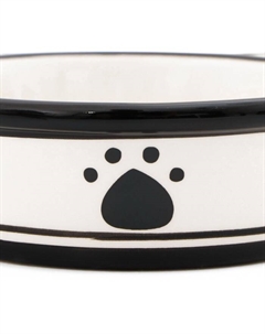 Набор мисок керамических на подставке, 2×250 мл - 13×5 см, белые Пижон