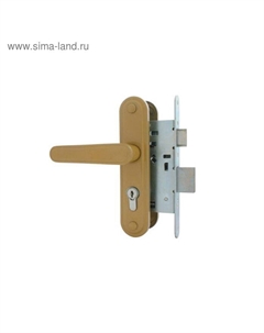 Замок врезной Димитровград «Зенит» ЗВ4-3.03, м/о 55 мм, с/руч, цвет золото Зенит химмаш