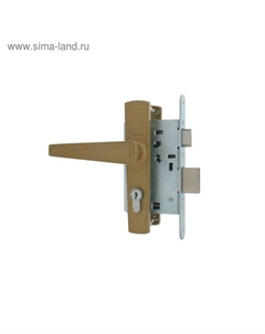 Замок врезной Димитровград «Зенит» ЗВ4-3.01, м/о 55 мм, с/руч, цвет золото Зенит химмаш