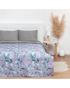 Покрывало 2 сп «Тропический сад», 180х210 см, микрофибра Этель