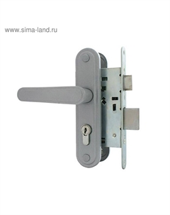 Замок врезной Димитровград «Зенит» ЗВ4-3.03Р, 3 ригеля, м/о 55 мм, с/руч, бриллиант Зенит химмаш