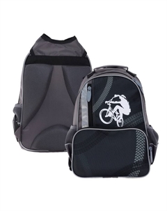 Рюкзак школьный, эргономичная спинка, 37×26×13 см «Велосипед» Calligrata