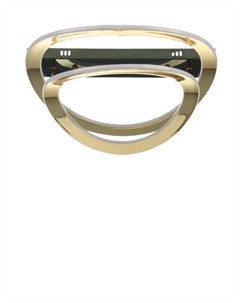 Люстра Johanna 156 Вт LED 3000-6000К золото/черный Ø50+40 см Bayerlux