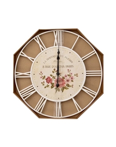 Часы настенные, серия: Интерьер, "Розы", плавный ход, d-45 см Troykatime