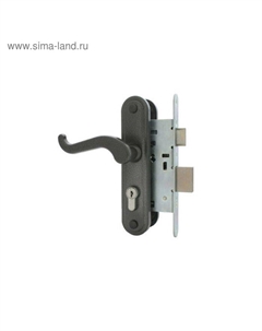 Замок врезной Димитровград «Зенит» ЗВ4-3.02, м/о 55 мм, с/руч, цвет серебро Зенит химмаш