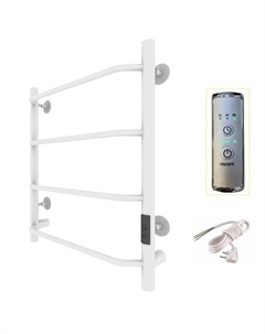 Полотенцесушитель электрический «Тругор» Пэк сп 6, 600 х 500 мм, ВГП, белый