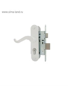 Замок врезной Димитровград «Зенит» ЗВ4-3.02, м/о 55 мм, с/руч, белый Зенит химмаш