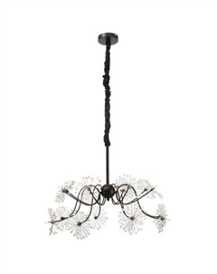 Люстра 1176/16 G4 20 Вт черный 60×60×40 см Bayerlux