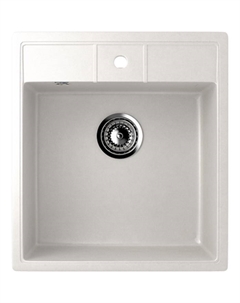 Мойка кухонная Ulgran U406-341, 500×445 мм, ультра-белая